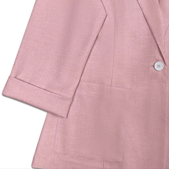 Women's Spring & Autumn Stand Collar Long Sleeve Casual Solid Color - Picture 3 of 4